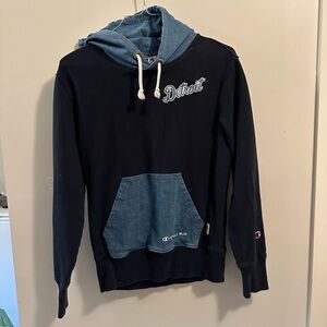 Champion Detroit tigers MLBP reserve weave warm up hoodie